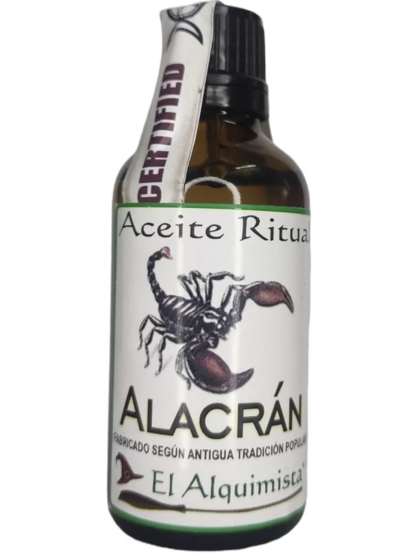 Aceite Ritual Alacrán de 50 ml