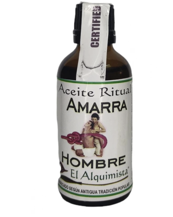 Aceite Ritual Amarra Hombre de 50 ml