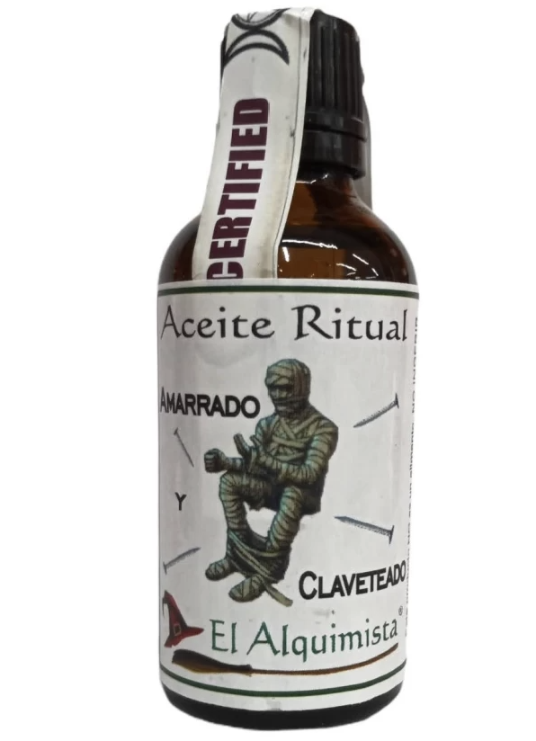 Aceite Ritual Amarrado y Claveteado 50 ml