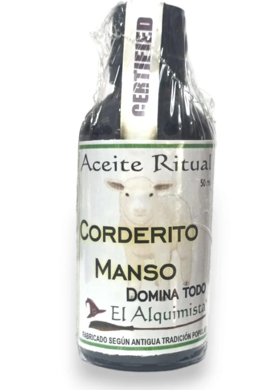 Aceite Ritual Corderito Manso de 50 ml