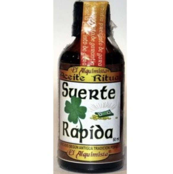 ACEITE SUERTE RAPIDA Aceite Ritual Suerte Rápida de 50 ml