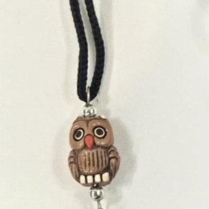 Amuleto Búho con Cordón