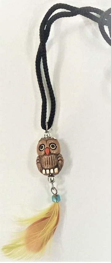 Amuleto Búho con Cordón