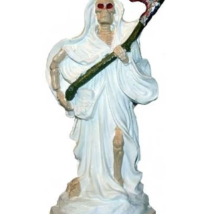 Figura de San La Muerte Blanca de 24 cm