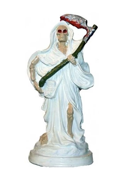 Figura de San La Muerte Blanca de 24 cm