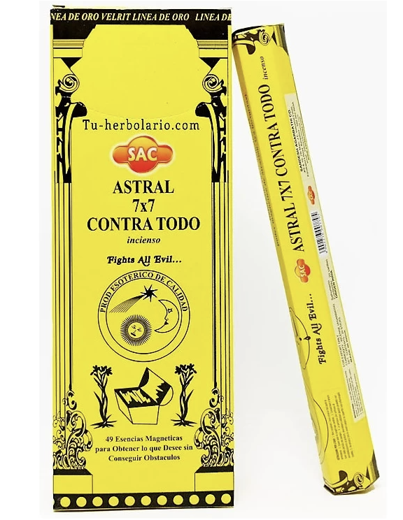 Incienso Astral 7x7 en Varillas