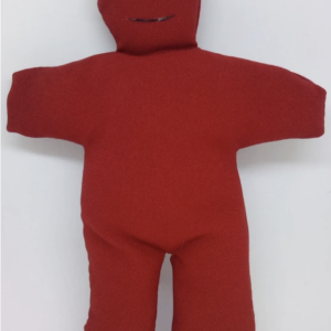 MUÑECO BUDU ROJO Muñeco Vudú de Tela