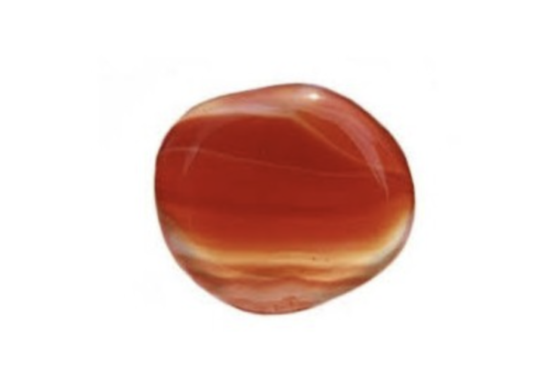 Piedra Natural Cornalina Roja