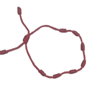 Pulsera Tejida de 7 Nudos