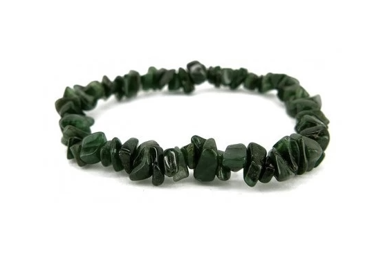 Pulsera Chip de Aventurina Verde
