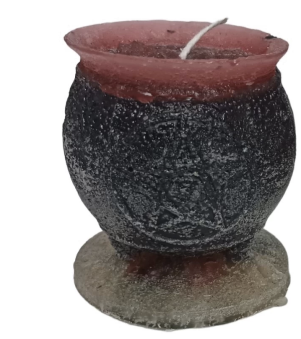 Vela Caldero Wicca de 7 cm