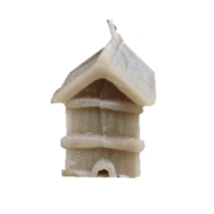 Vela Mini Casa Natural