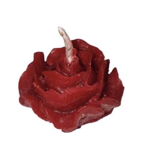 Vela Jabón Rosa Roja Mini