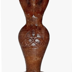 Vela Wicca Diosa Marrón