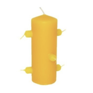 Velón 7 Mechas Amarillo