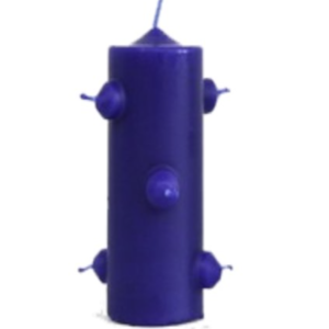Velón 7 Mechas Azul