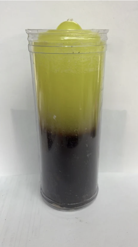 Velón Amarillo y Negro