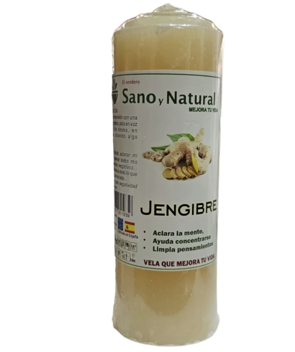 Velón Aromático de Jengibre