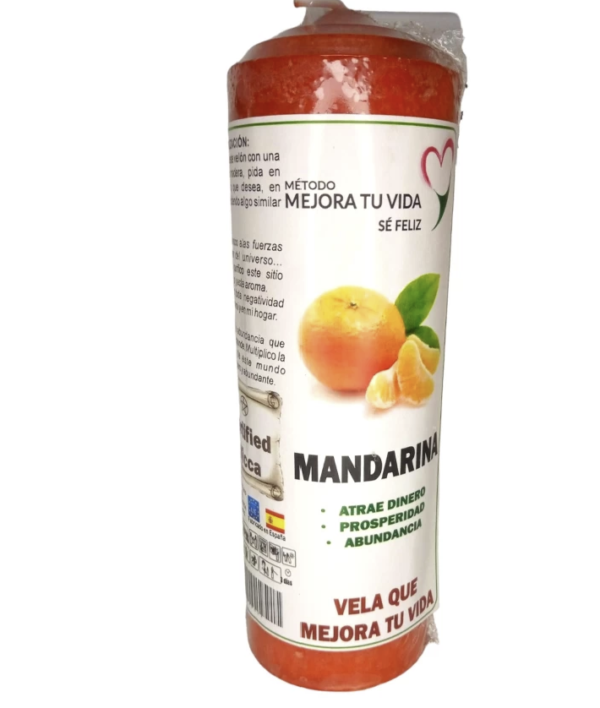 Velón Aromático de Mandarina