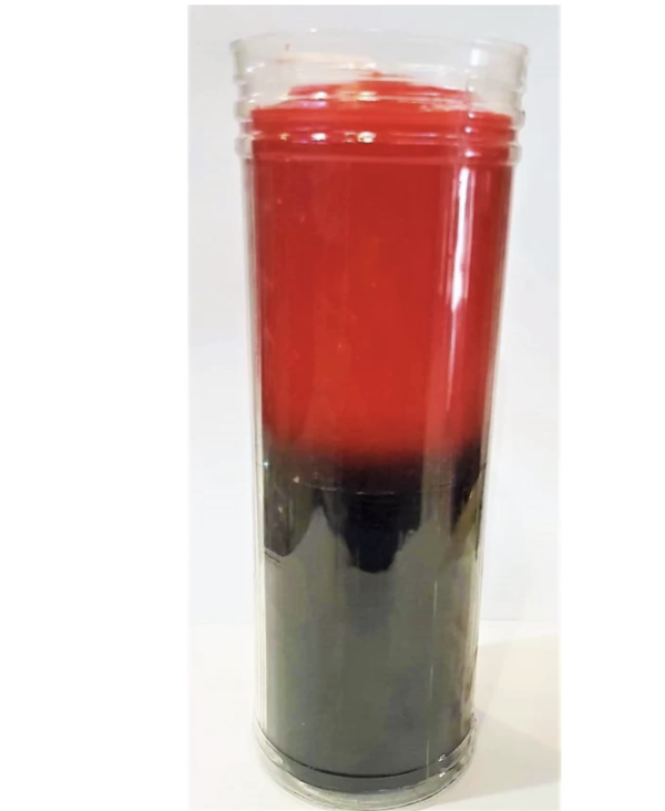 Velón Rojo Negro