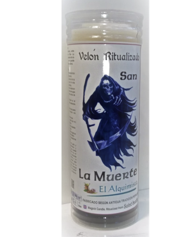 Velón 7 Colores de San La Muerte