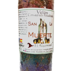 Velón 7 Colores de San La Muerte