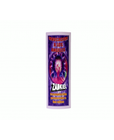 Vela Arcángel Zadkiel con Talismán