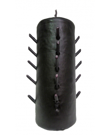 Velón 21 Mechas Negro