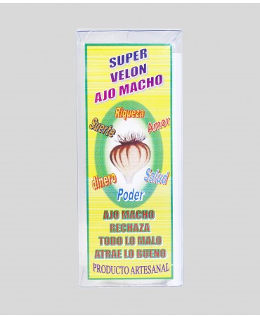 Velón Preparado Ajo Macho